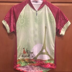 Bicycle Jersey Top with Paris theme - so cute